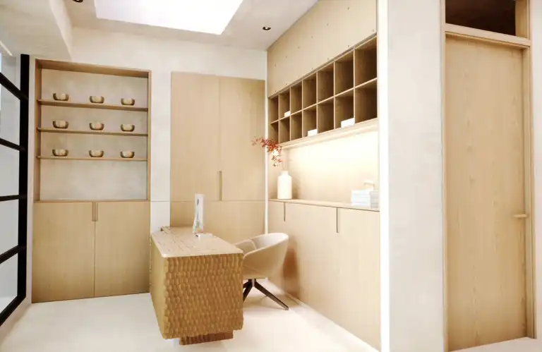 The formal intake area in the lobby of tHKI