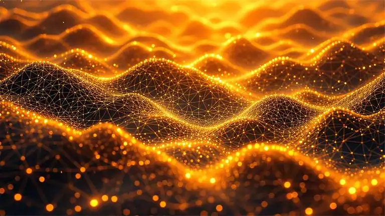 Gold wave particles simpulating ketamine therapy